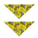 Parrot Tropical Pattern Print Dog Bandana