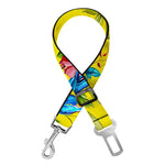 Parrot Tropical Pattern Print Dog Seat Belt