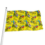 Parrot Tropical Pattern Print Flag