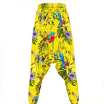 Parrot Tropical Pattern Print Hammer Pants