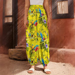 Parrot Tropical Pattern Print Harem Pants