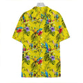 Parrot Tropical Pattern Print Hawaiian Shirt