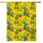 Parrot Tropical Pattern Print House Flag