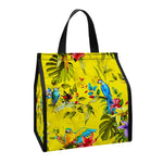 Parrot Tropical Pattern Print Insulated Lunch Tote