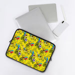 Parrot Tropical Pattern Print Laptop Sleeve