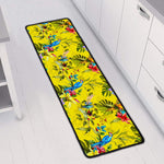 Parrot Tropical Pattern Print Long Kitchen Mat
