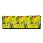 Parrot Tropical Pattern Print Long Kitchen Mat