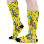 Parrot Tropical Pattern Print Long Socks