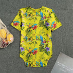 Parrot Tropical Pattern Print Men's Bodysuit