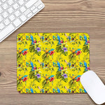Parrot Tropical Pattern Print Mouse Pad