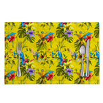 Parrot Tropical Pattern Print Placemat