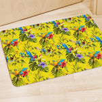 Parrot Tropical Pattern Print Polyester Doormat