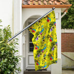 Parrot Tropical Pattern Print Polyester Flag