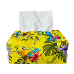 Parrot Tropical Pattern Print Rectangle Tissue Box Cover