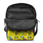 Parrot Tropical Pattern Print Rectangular Crossbody Bag