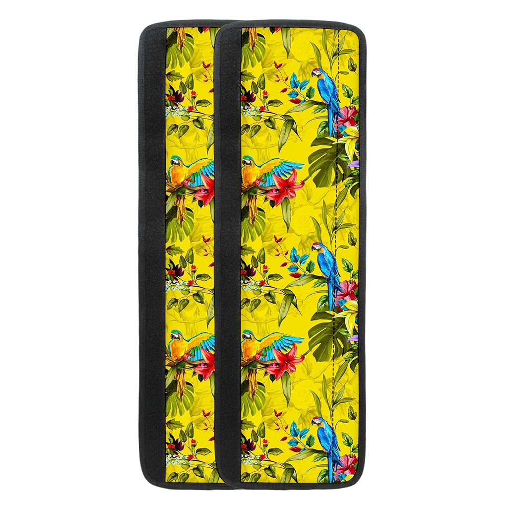 Parrot Tropical Pattern Print Refrigerator Handle Covers