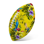 Parrot Tropical Pattern Print Rugby Ball