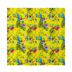Parrot Tropical Pattern Print Silk Bandana