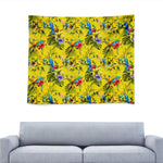 Parrot Tropical Pattern Print Tapestry