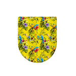 Parrot Tropical Pattern Print Toilet Lid Cover