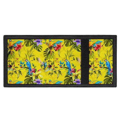 Parrot Tropical Pattern Print Trifold Wallet