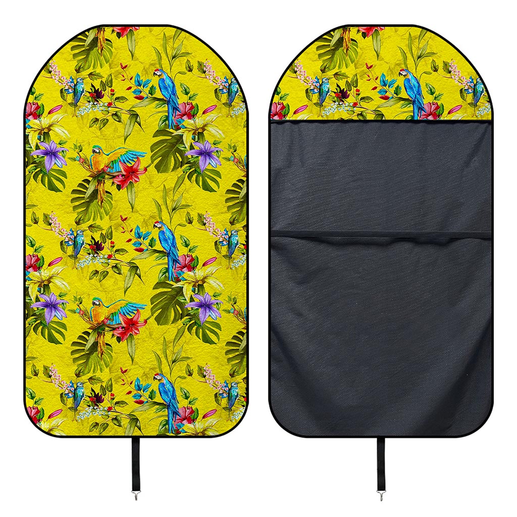 Parrot Tropical Pattern Print Waterproof Car Seat Cover