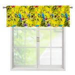 Parrot Tropical Pattern Print Window Valance