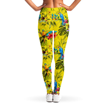 Parrot Tropical Pattern Print Women's Leggings