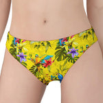 Parrot Tropical Pattern Print Women's Panties