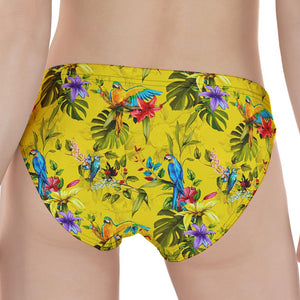 Parrot Tropical Pattern Print Women's Panties