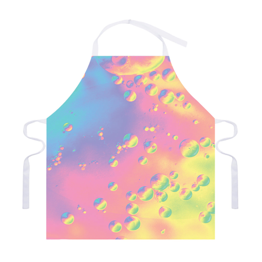 Pastel Acid Melt Print Adjustable Apron