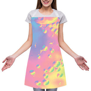 Pastel Acid Melt Print Adjustable Apron