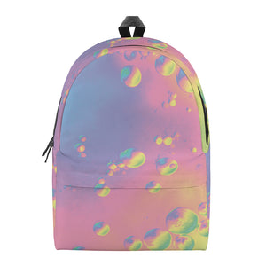 Pastel Acid Melt Print Backpack