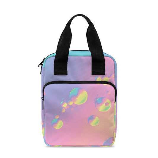 Pastel Acid Melt Print Bible Tote Bag