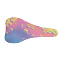Pastel Acid Melt Print Bicycle Seat Cover