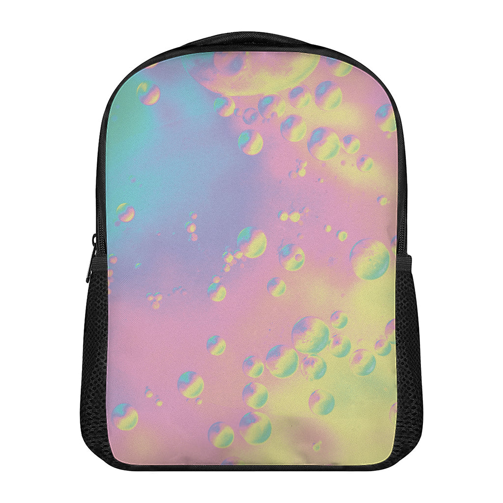 Pastel Acid Melt Print Casual Backpack