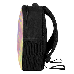 Pastel Acid Melt Print Casual Backpack