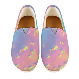 Pastel Acid Melt Print Casual Shoes