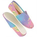 Pastel Acid Melt Print Casual Shoes