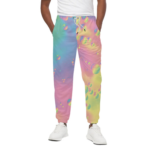 Pastel Acid Melt Print Cotton Pants