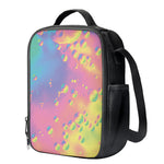 Pastel Acid Melt Print Crossbody Lunch Bag
