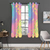 Pastel Acid Melt Print Curtain