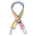 Pastel Acid Melt Print Dog Seat Belt