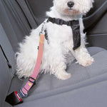 Pastel Acid Melt Print Dog Seat Belt