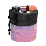 Pastel Acid Melt Print Drawstring Makeup Bag