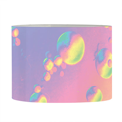 Pastel Acid Melt Print Drum Lamp Shade