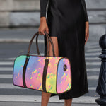 Pastel Acid Melt Print Duffle Bag