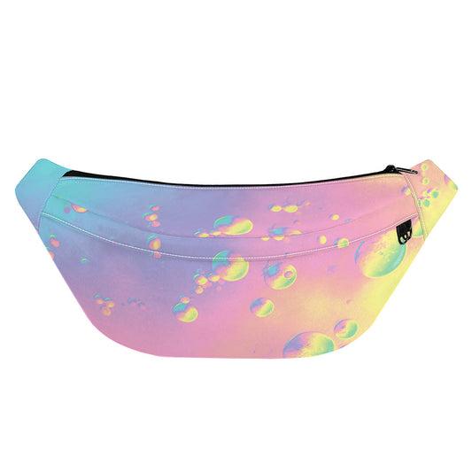Pastel Acid Melt Print Fanny Pack