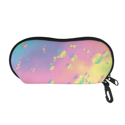 Pastel Acid Melt Print Glasses Case