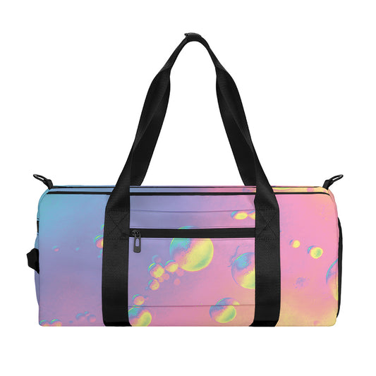 Pastel Acid Melt Print Gym Bag